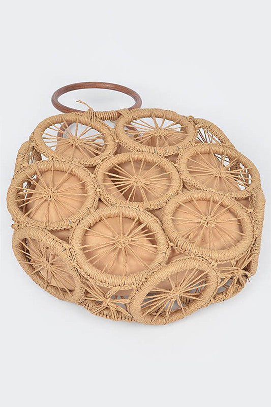 Weaved Cording Summer Clutch