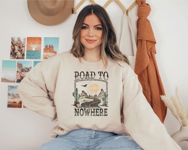 Road to Nowhere Crewneck Sweatshirt