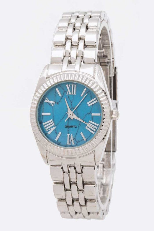 Quartz Movement Metal Bracelet Watch