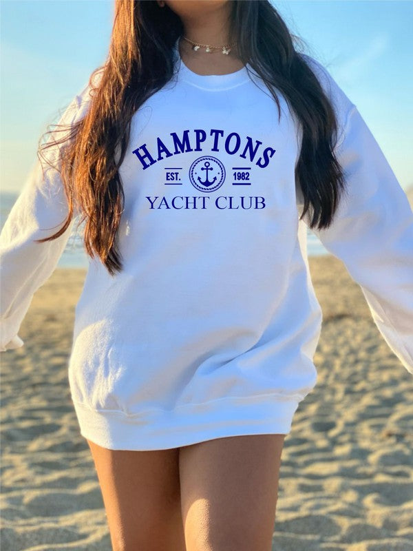 Hamptons Yacht Club CrewNeck Sweatshirt