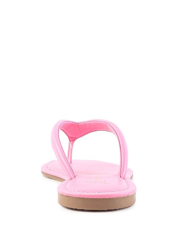 RERA SQUARE TOE THONG FLATS