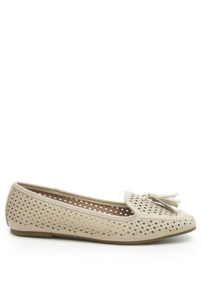 FEET NEST PERFORATED MICROFIBER LOAFER