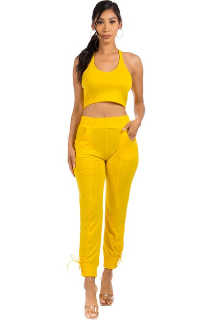 SEXY SUMMER TWO PIECE PANT SET