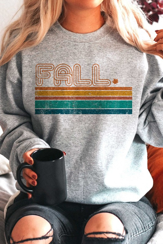 RETRO FALL GRAPHIC SWEATSHIRT