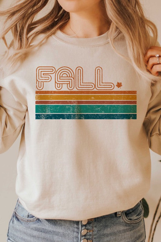 RETRO FALL GRAPHIC SWEATSHIRT