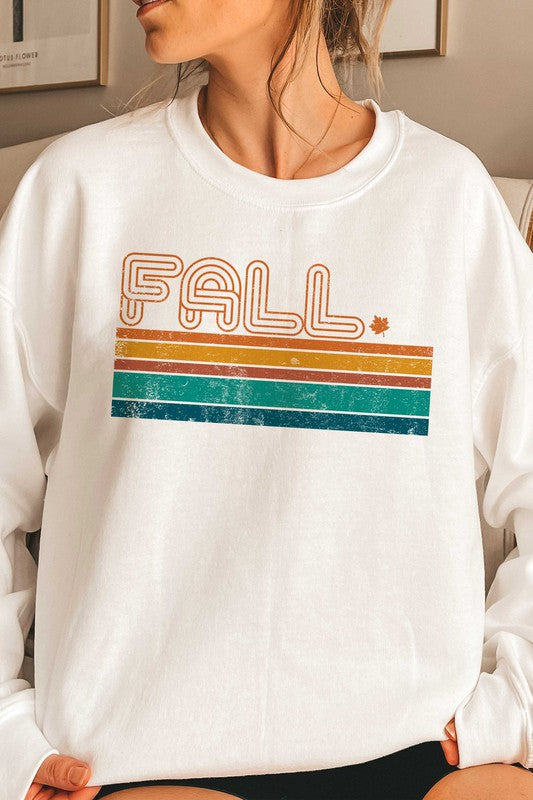 RETRO FALL GRAPHIC SWEATSHIRT