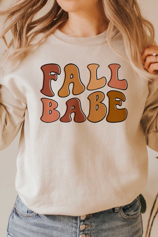 FALL BABE GRAPHIC SWEATSHIRT