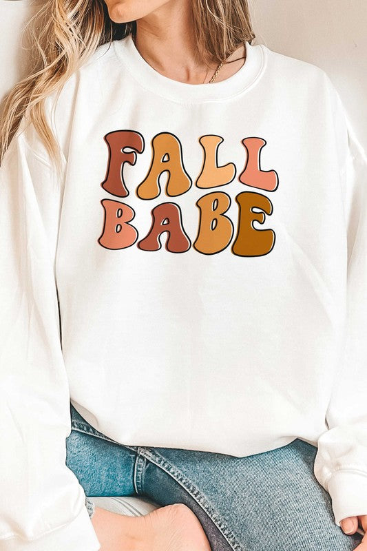 FALL BABE GRAPHIC SWEATSHIRT