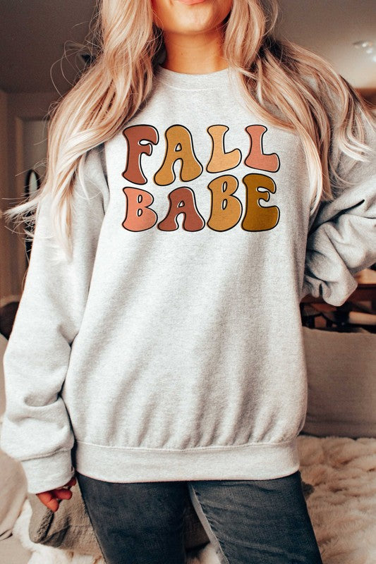 FALL BABE GRAPHIC SWEATSHIRT