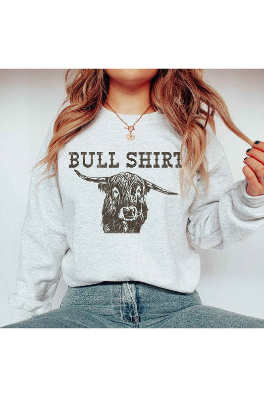 BULL SHIRT GRAPHIC SWEATSHIRT