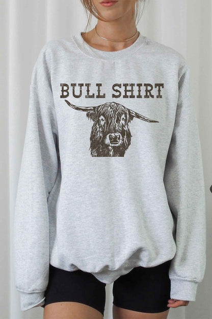 BULL SHIRT GRAPHIC SWEATSHIRT