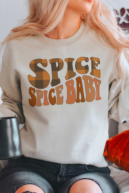 PLAID SPICE SPICE BABY GRAPHIC SWEATSHIRT