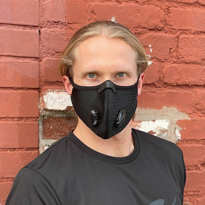 Sports Face Mask with Activated Carbon Filter