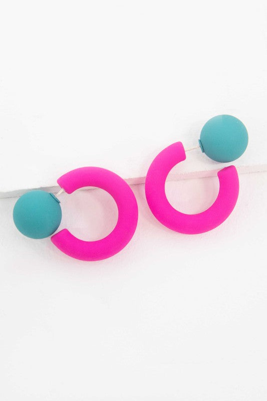 Aerobic Hoop Earrings