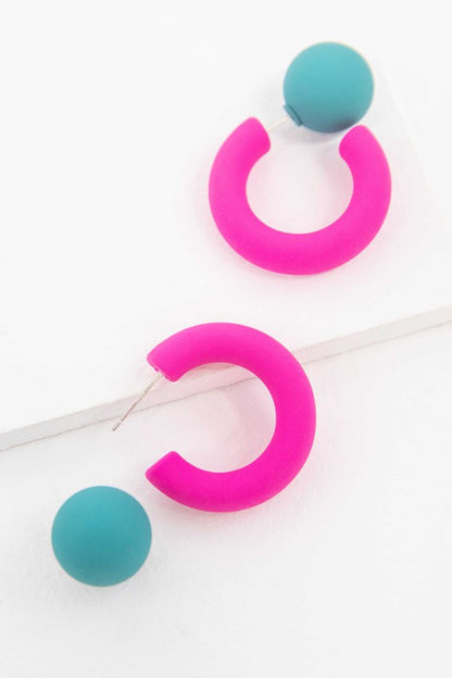 Aerobic Hoop Earrings