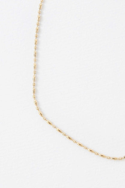 Mini Gold Bead Anklet