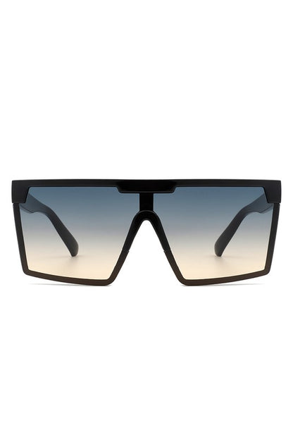 Oversize Square Flat Top Fashion Women Sunglasses