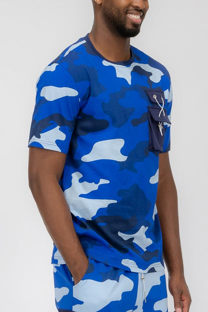 Weiv Full Camo Short Sleeve TShirt