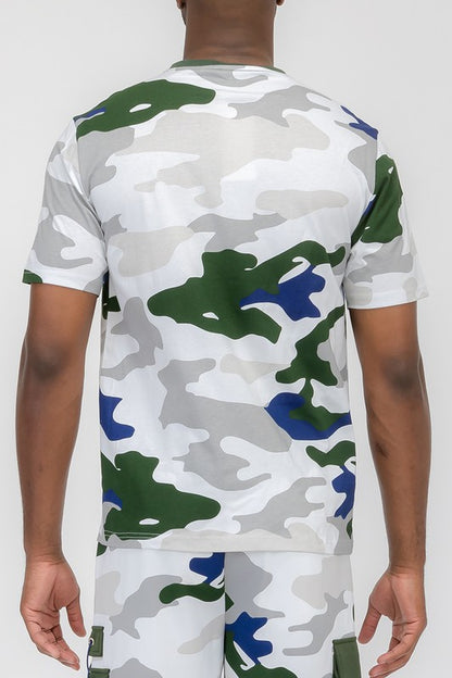 Weiv Full Camo Short Sleeve TShirt