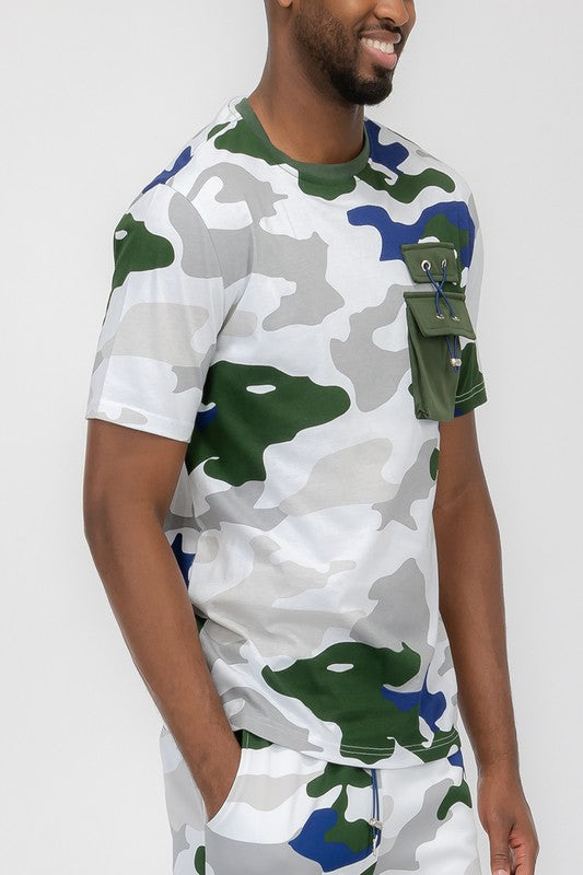 Weiv Full Camo Short Sleeve TShirt