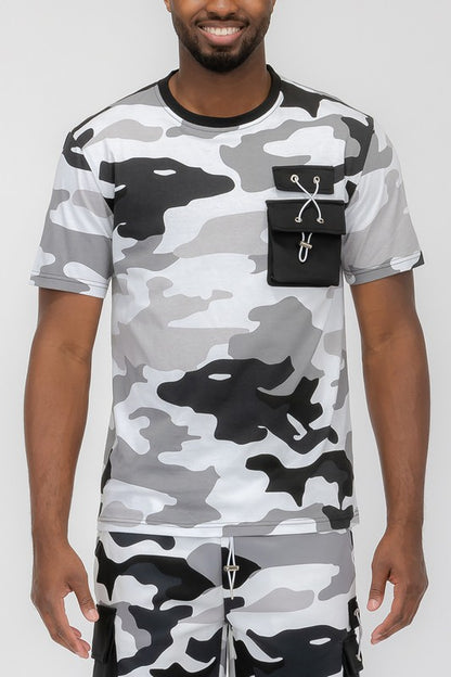 Weiv Full Camo Short Sleeve TShirt