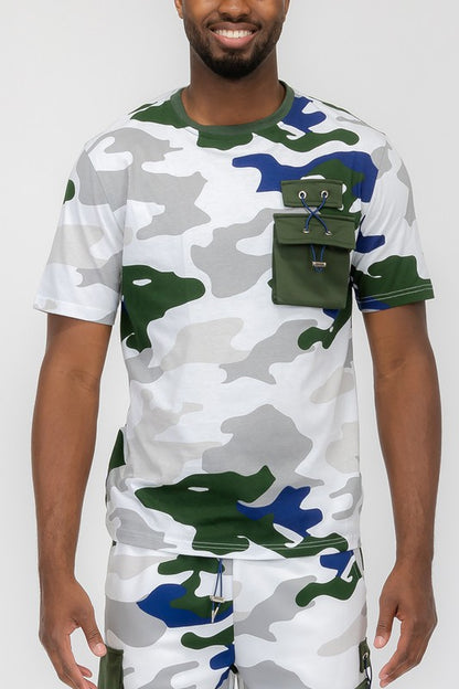 Weiv Full Camo Short Sleeve TShirt