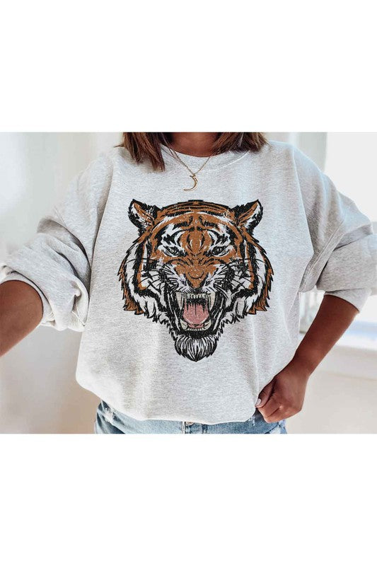 TIGER GRAPHIC SWEATSHIRT