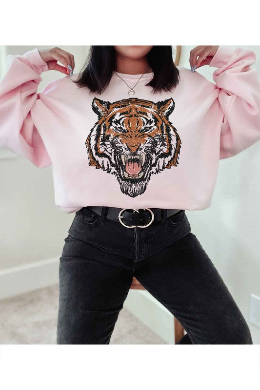 TIGER GRAPHIC SWEATSHIRT