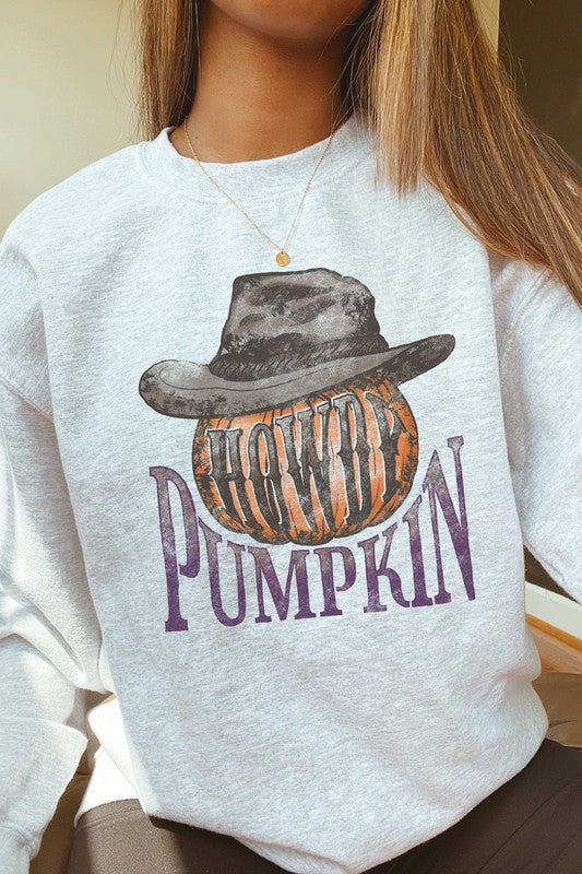 HOWDY PUMPKIN GRAPHIC SWEATSHIRT