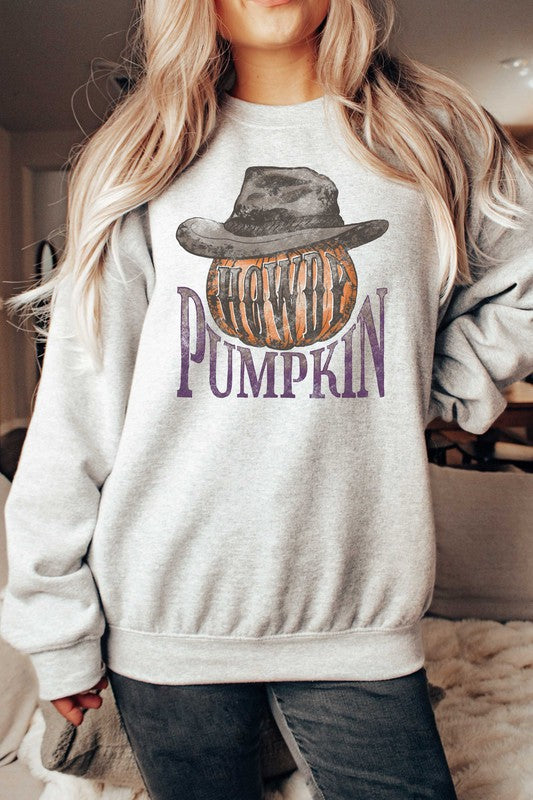 HOWDY PUMPKIN GRAPHIC SWEATSHIRT