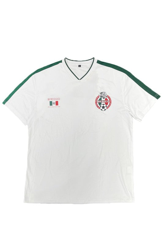 UNISEX MEXICO TEAM WORLD SOCCER JERSEYS TOP