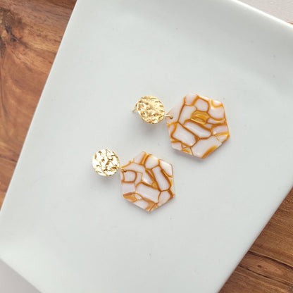 Roxy Earrings - Pumpkin Spice