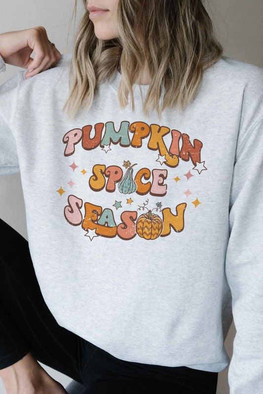 PUMPKIN SPICE SEASON GRAPHIC SWEATSHIRT