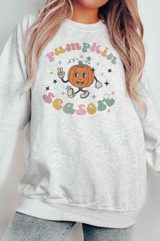 PUMPKIN SEASON GRAPHIC SWEATSHIRT