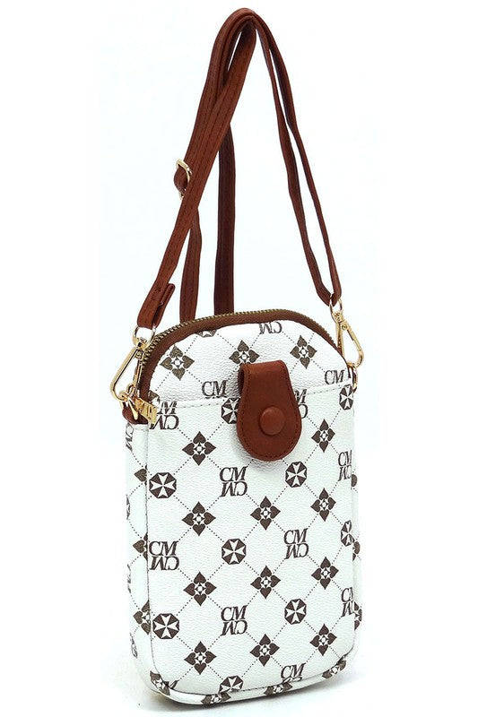 CM Monogram Mini Crossbody Bag Cell Phone Purse