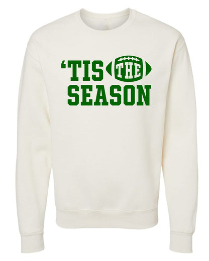 Football Tis The Season Crewneck Sweatshirt