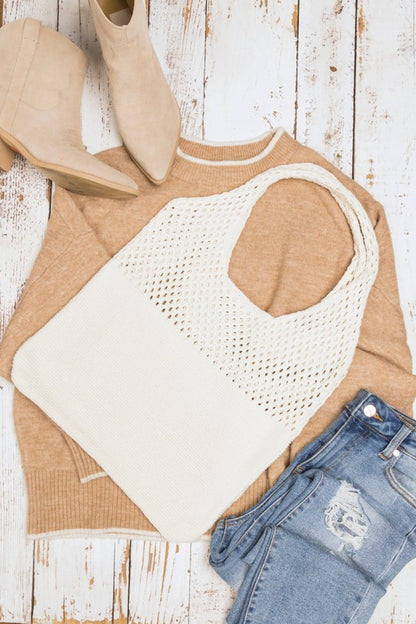 Soft Knit Hobo Bag