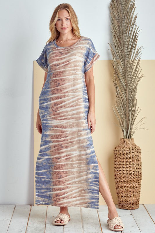 SIDE SLITS MAXI DRESS