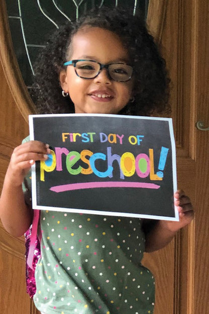 First & Last Days of School Photo Prop Signs