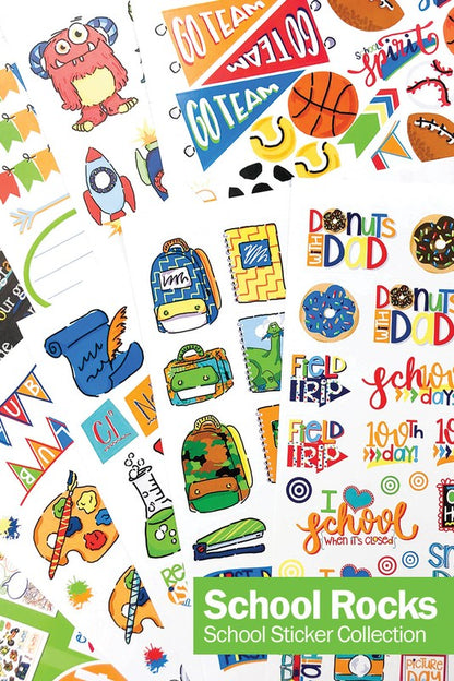 School Rocks Sticker Set 404-Count Assorted