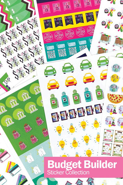 Budgeting Sticker Set - 8 sheets/set, 772-Count