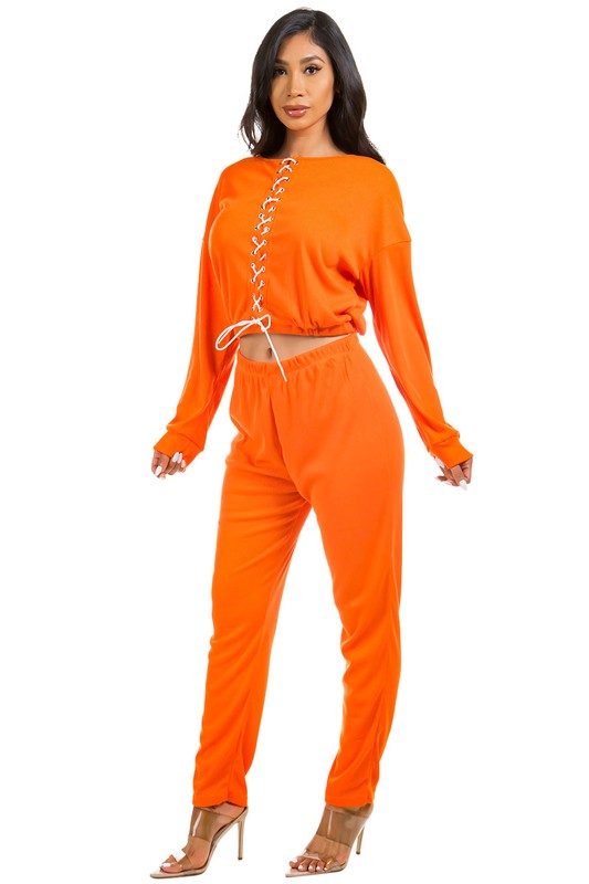 TOP TWO PIECE PANT SET