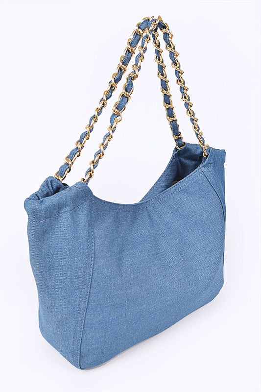 Denim Fashion Tote Bag