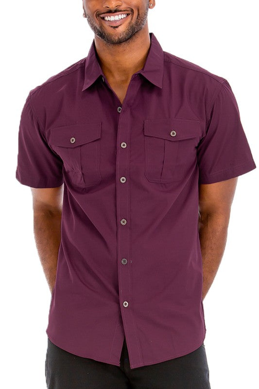 Weiv Two Chest Pocket Button Down Shirt