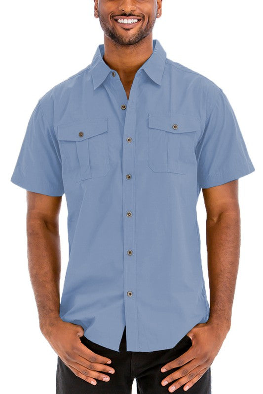 Weiv Two Chest Pocket Button Down Shirt