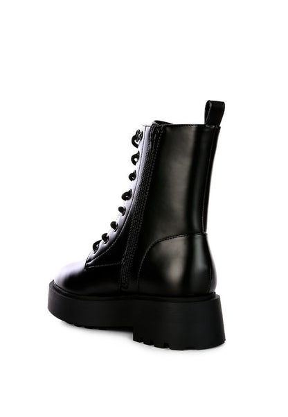 Molsh Faux Leather Ankle Biker Boots