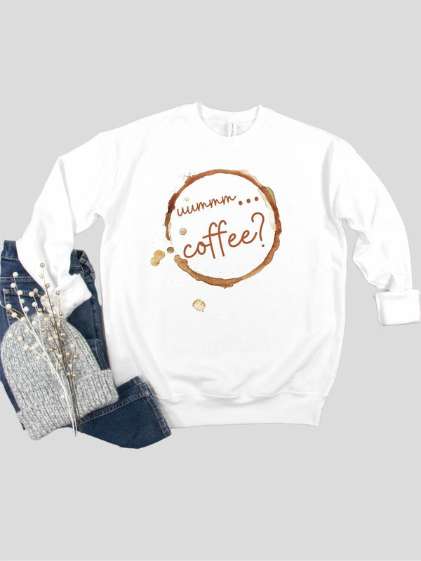 Ummm Coffee Bella Canvas Crewneck Sweatshirt