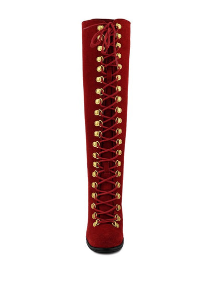 Street-Slay Antique Heeled Calf Boot