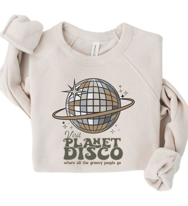 Planet Disco Bella Canvas Crewneck Sweatshirt