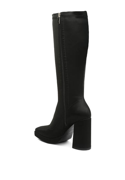 PRESTO Stretchable Satin Long Boot